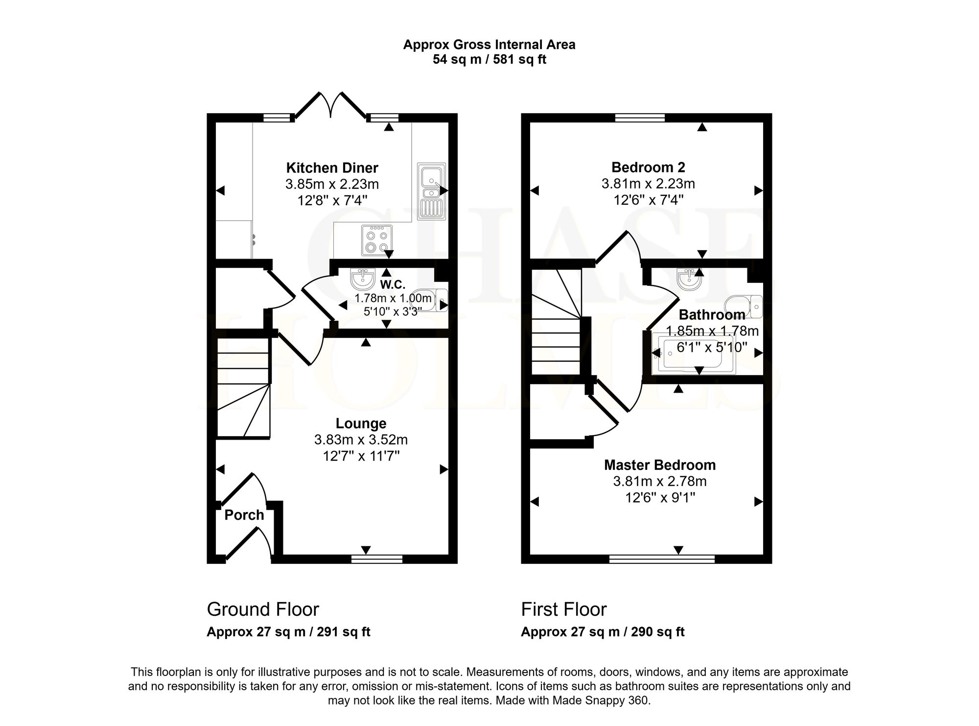 Adair Way, Hebburn floorplan