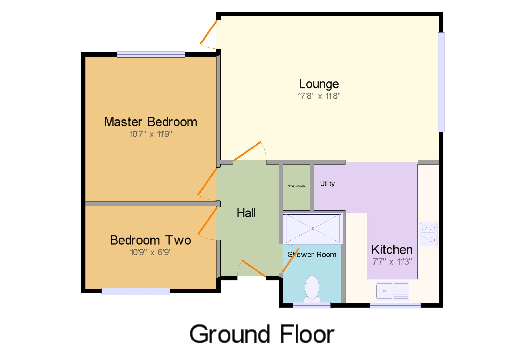 2 Bedrooms Bungalow for sale in Warwick Way, Ashby-De-La-Zouch, Leicestershire LE65