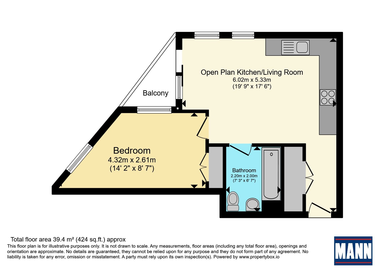 Flat 3, 21, Reminder Lane, London floorplan