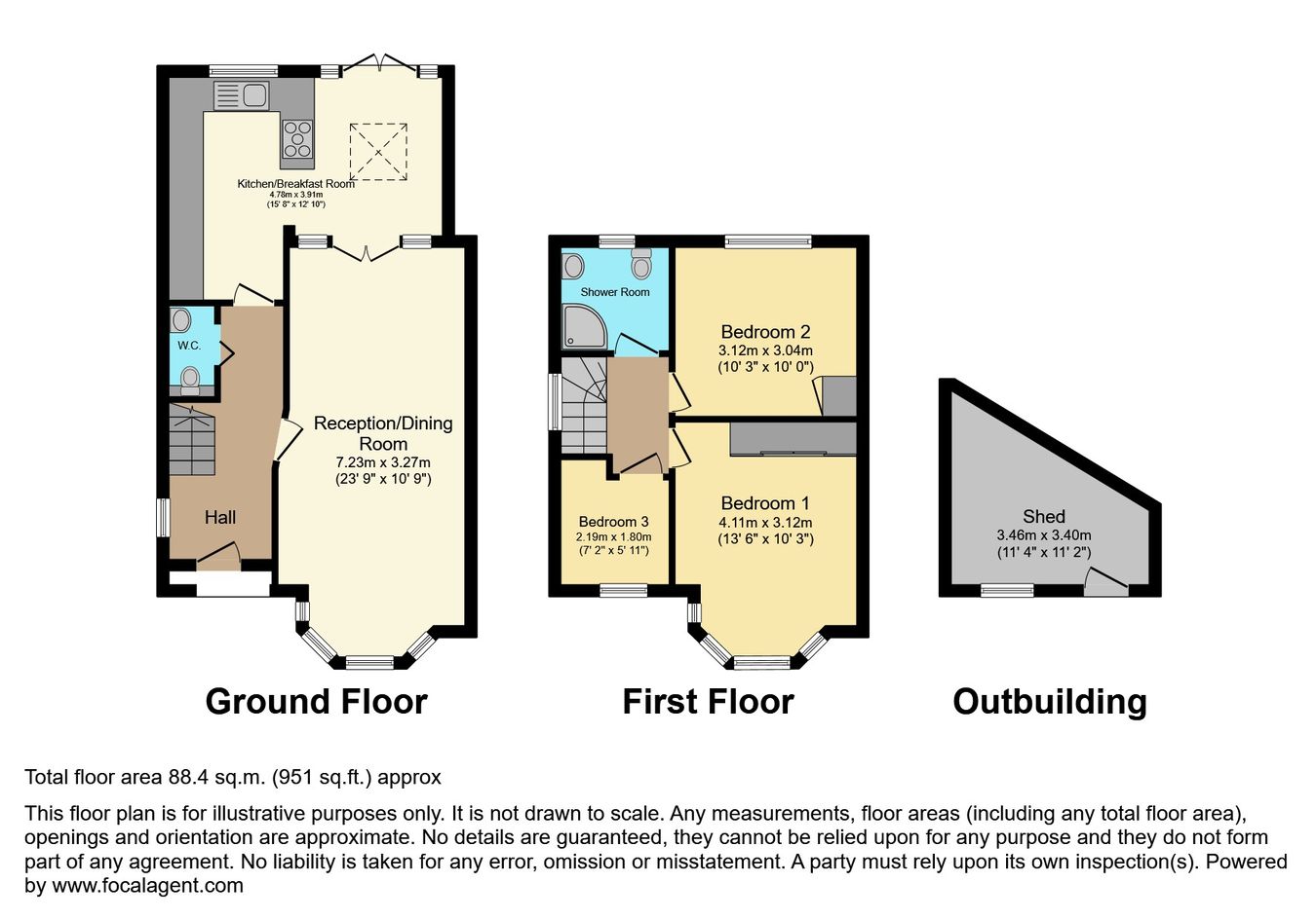 111, Jevington Way, London floorplan
