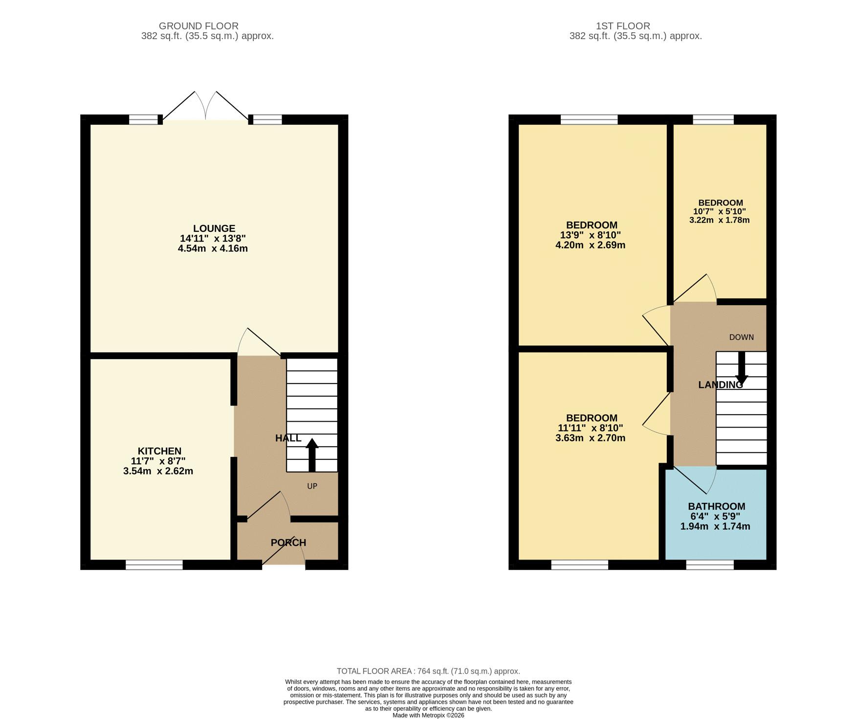 Pear Tree Walk, Waltham Cross floorplan