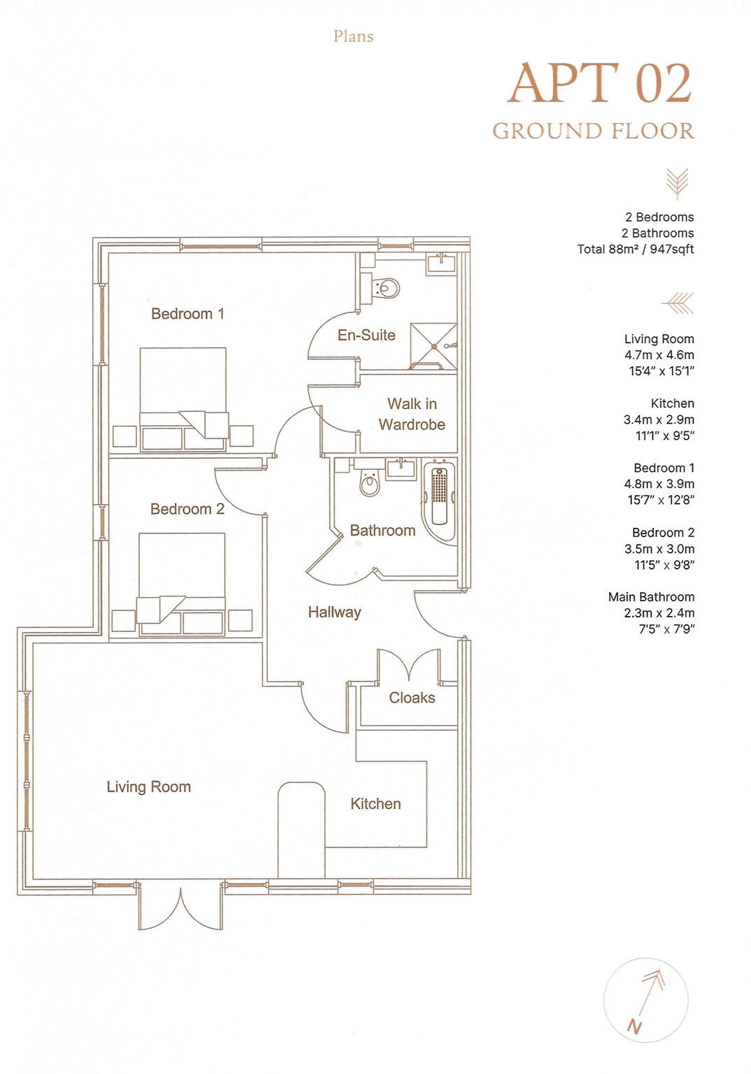 Plot 2, The Canopy, Chigwell floorplan
