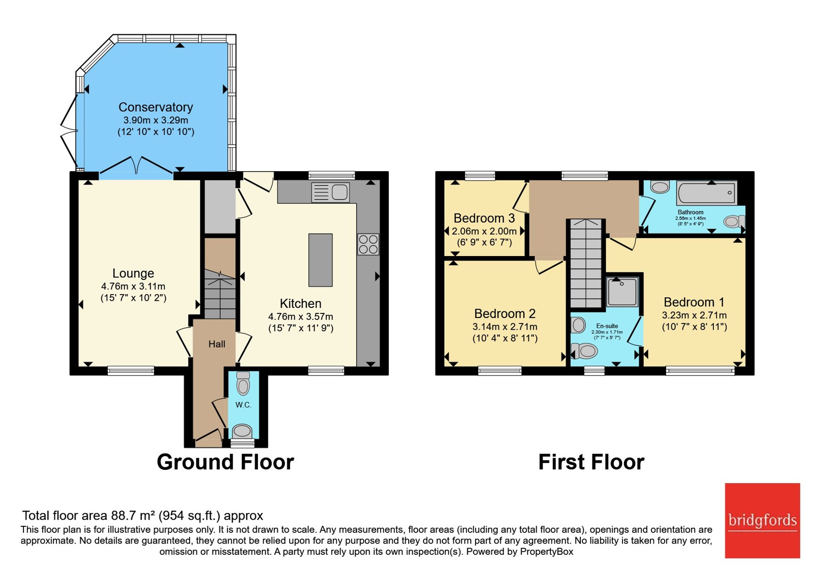 2, Prospect Place, Staffordshire floorplan