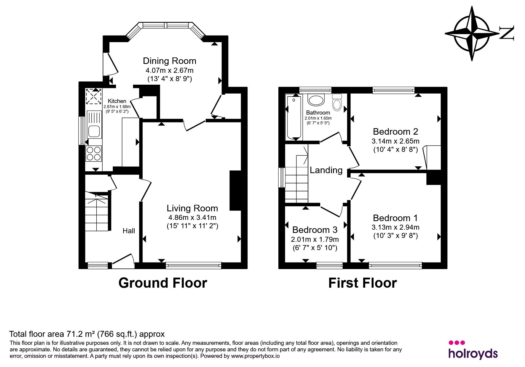 South Hill Drive, Bingley floorplan