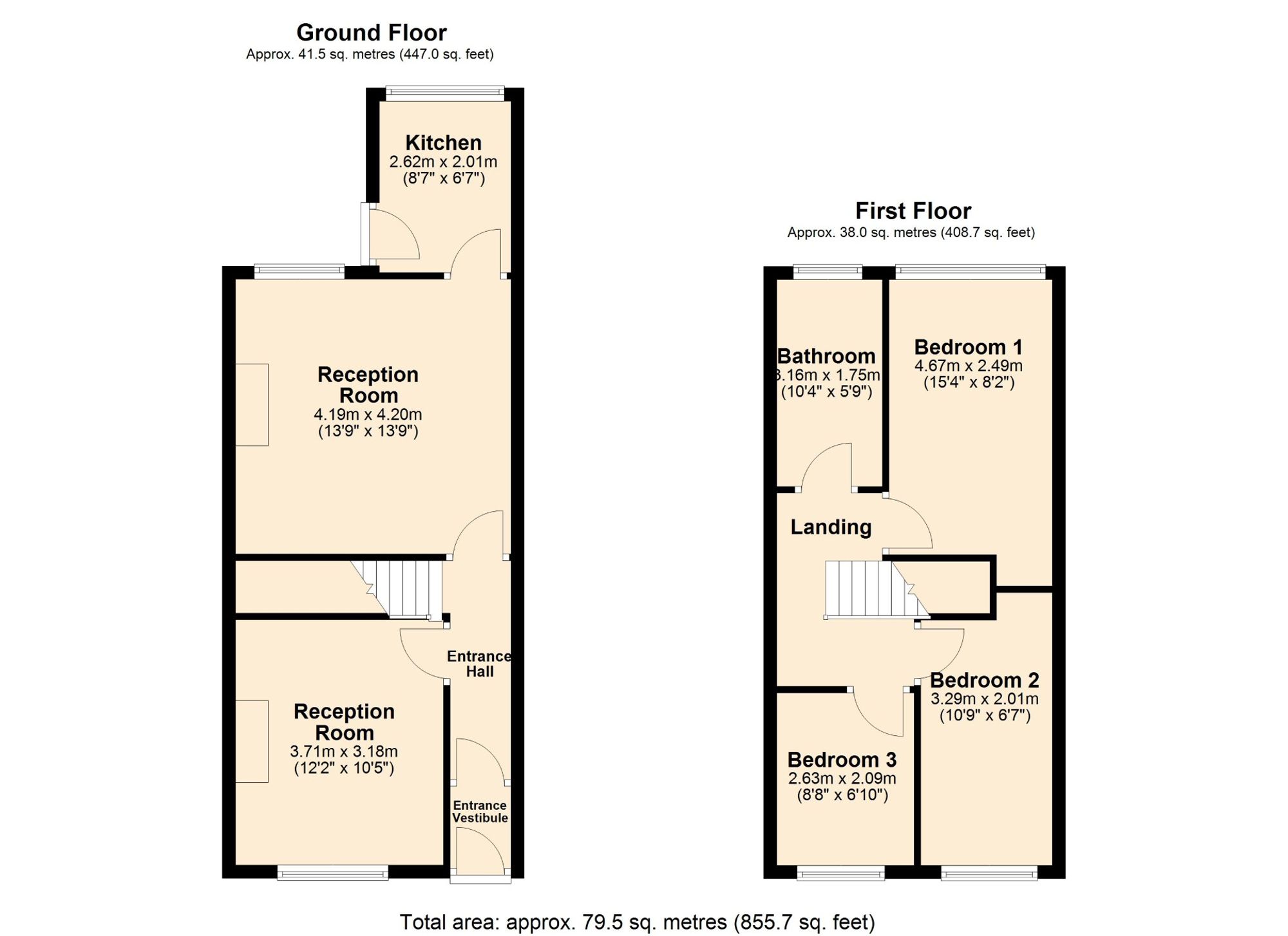 60 Elmfield Street, Accrington floorplan