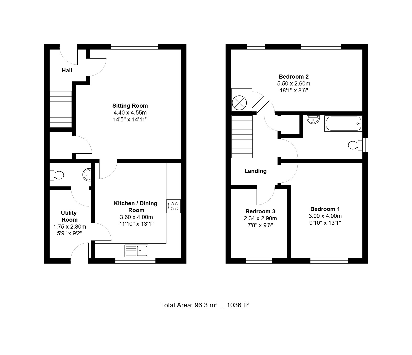 96 Hall Road, Clenchwarton, Norfolk floorplan