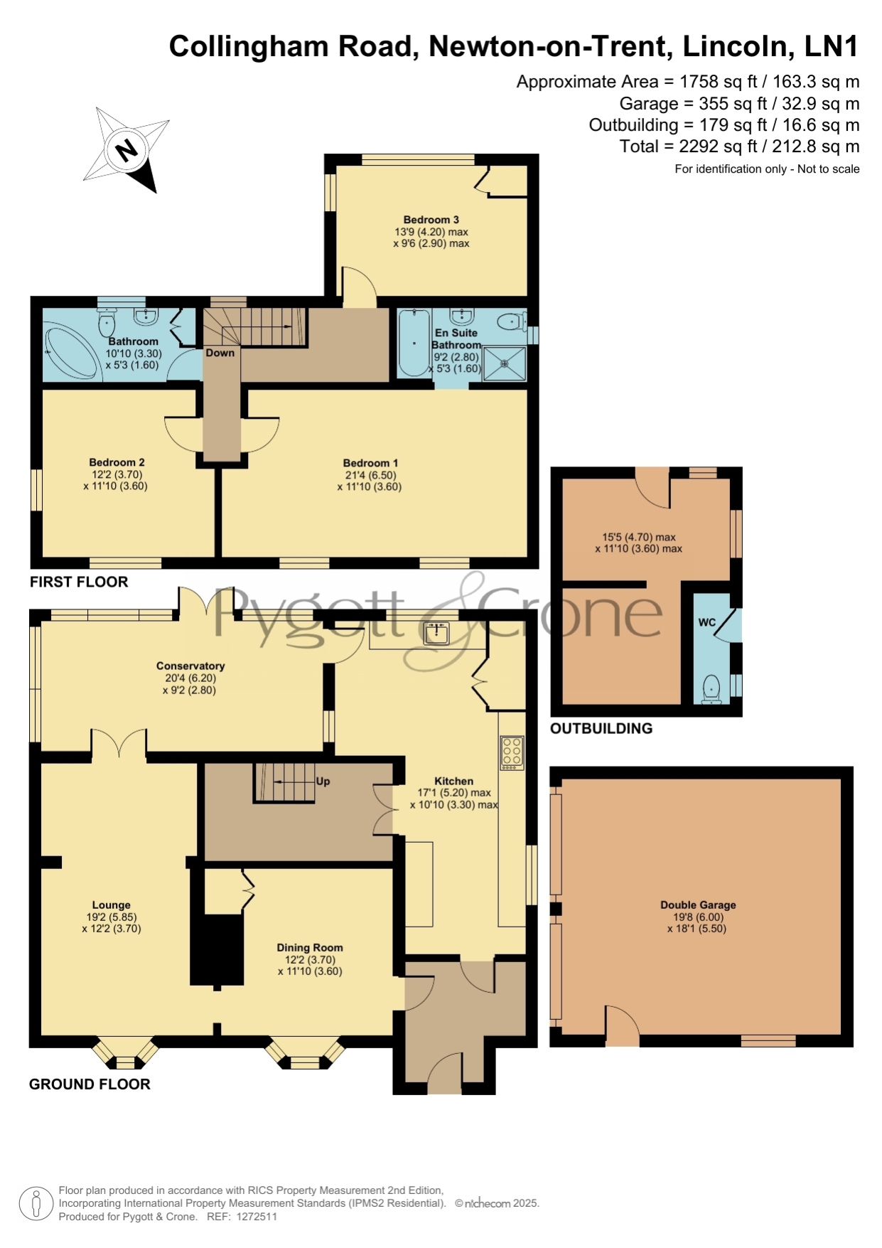 1, Collingham Road, Lincoln floorplan