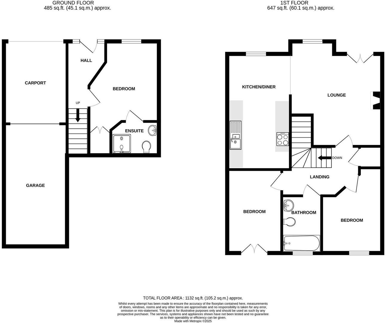 53, Calver Close, Penryn floorplan