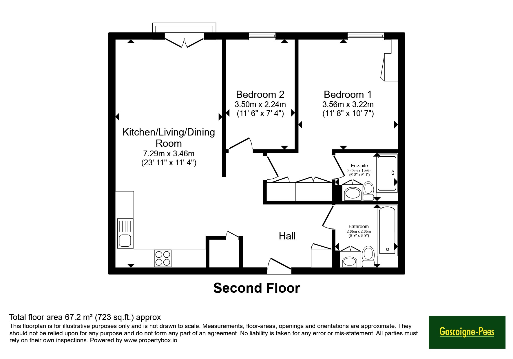 Flat 5, 27A,, Old London Road, Kingston upon Thames floorplan