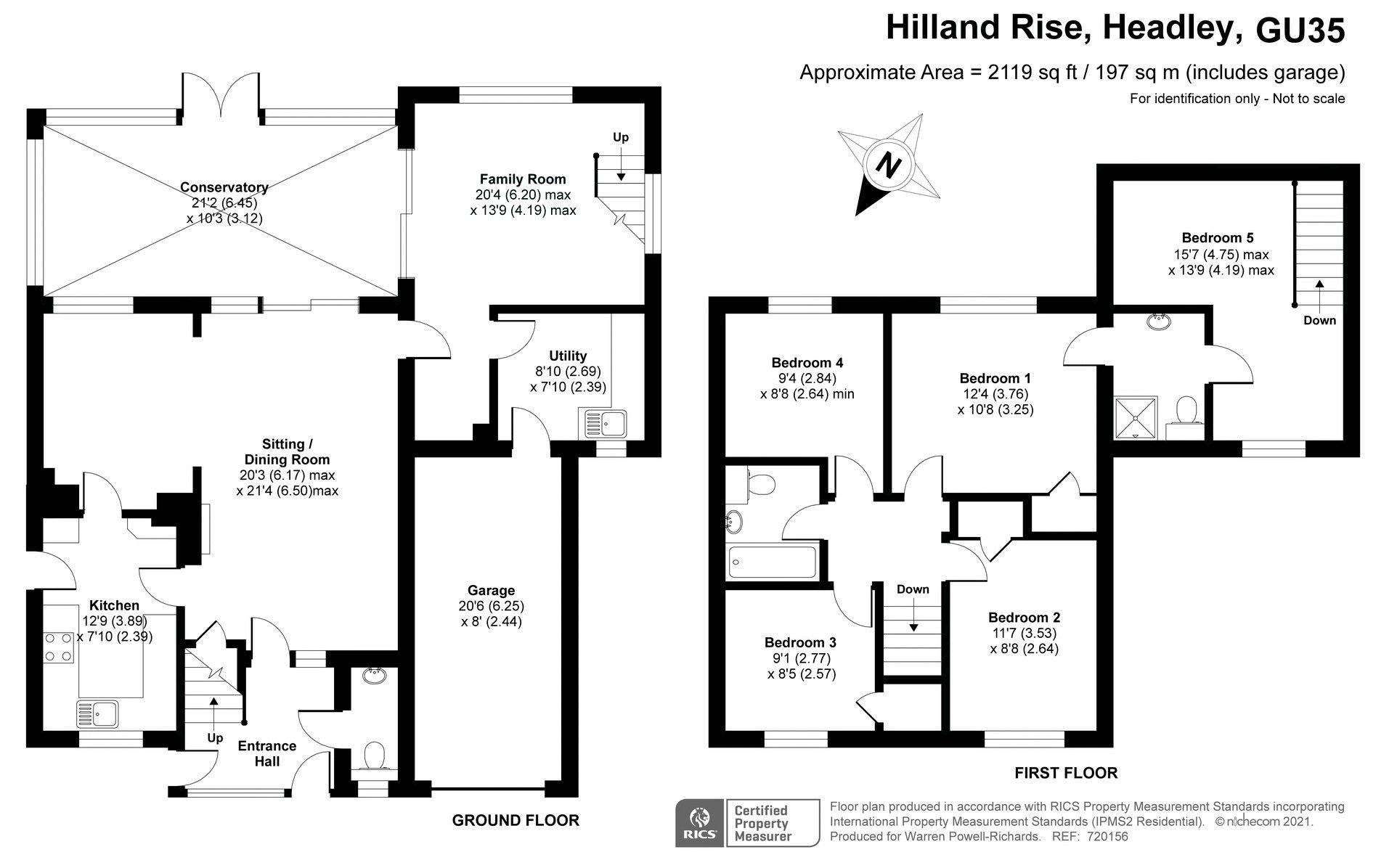 Hilland Rise, Headley, Bordon GU35, 5 bedroom detached house for sale