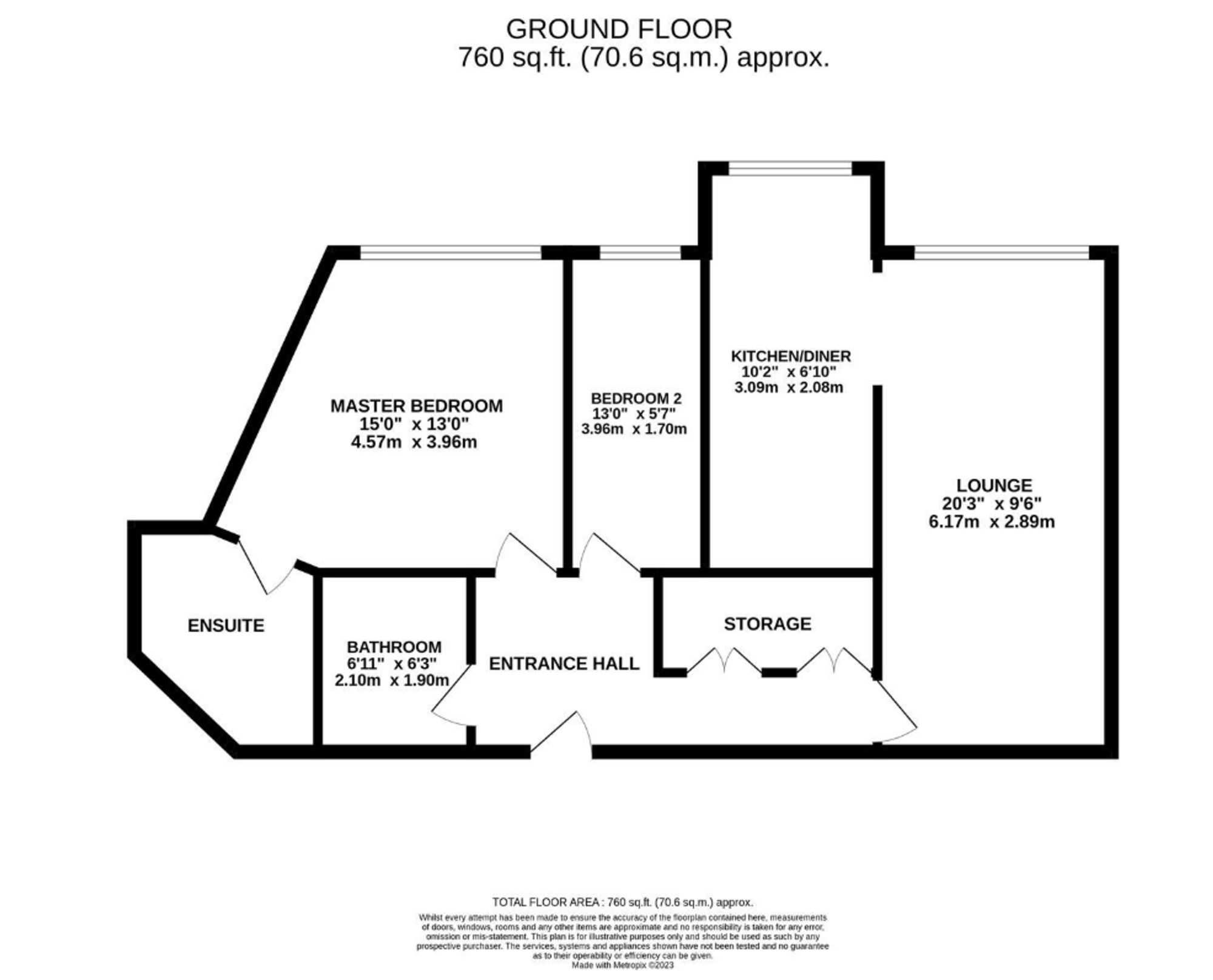 17 Woburn Court, Stockport floorplan