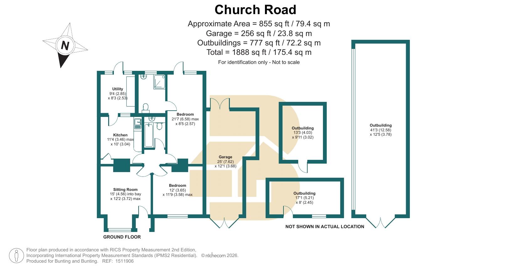 18, Church Road, Westerham floorplan