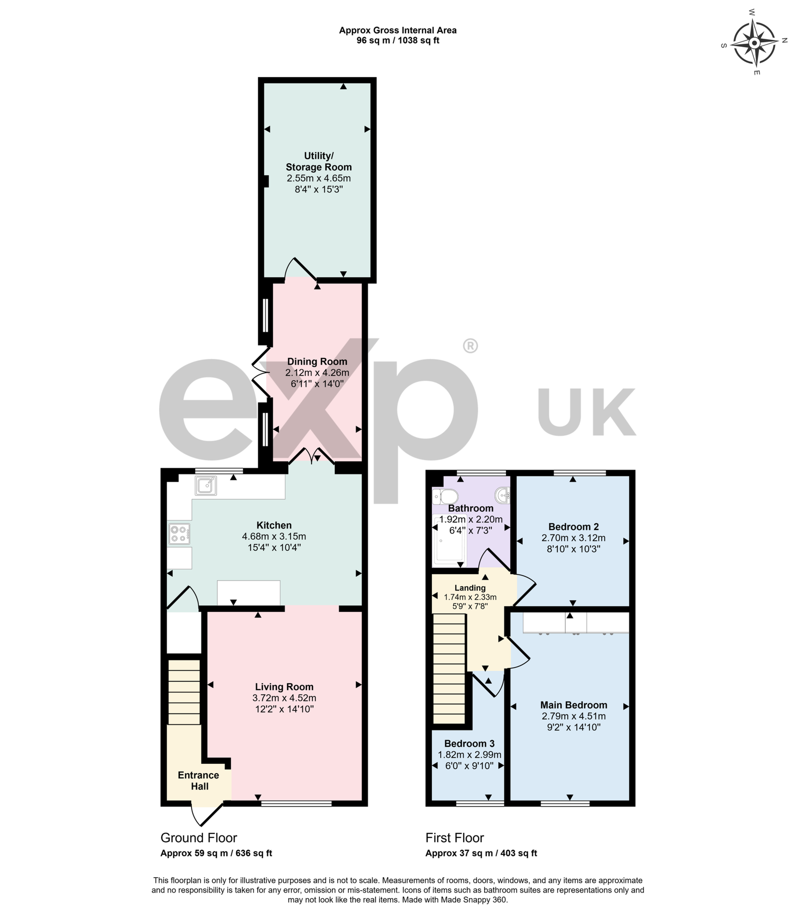 3, Stuart Close, Milton Keynes floorplan