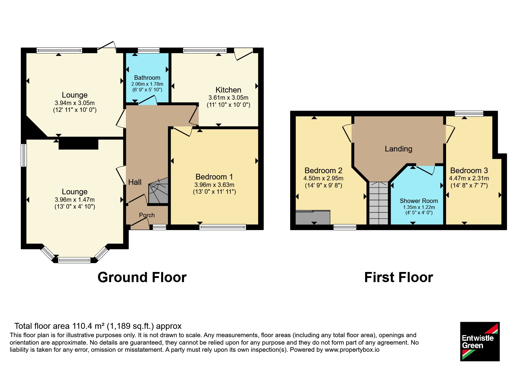 9, York Avenue, Lancashire floorplan