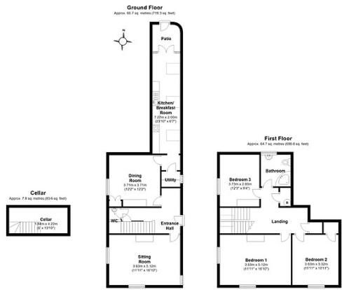 3 Bedrooms Semi-detached house to rent in Welsh Row, Nantwich CW5