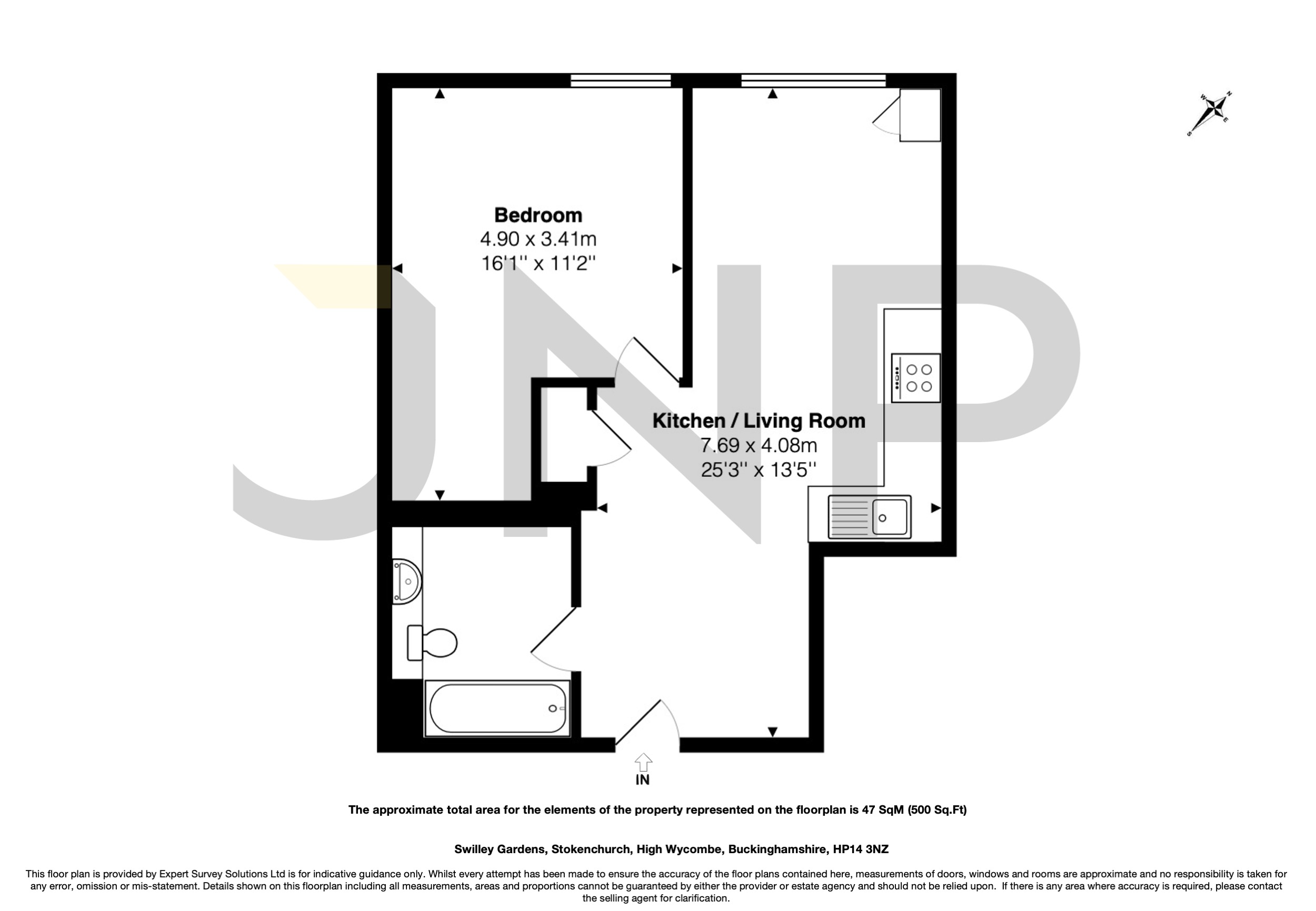 Flat 5, Swilley Gardens,, Oxford Road, High Wycombe floorplan