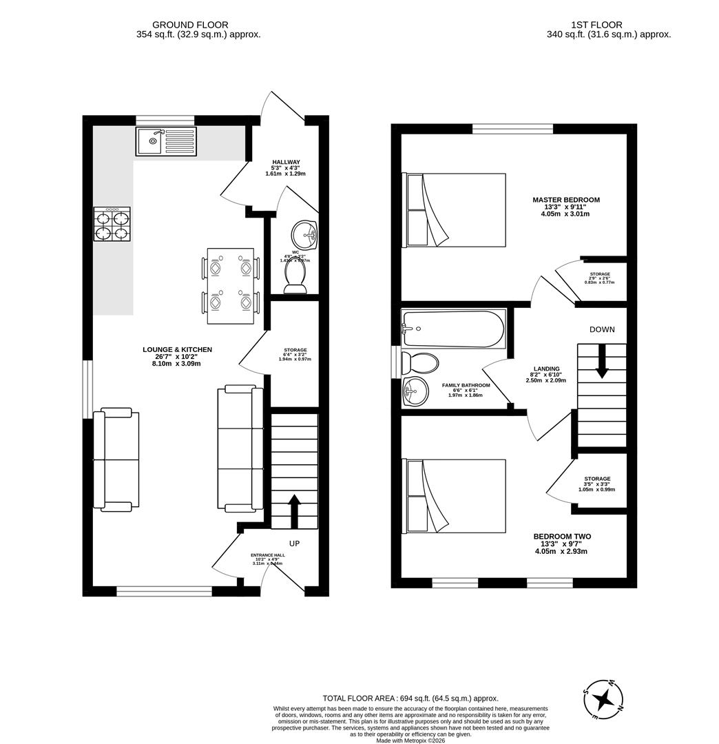 100, Dallington Avenue, Leyland floorplan