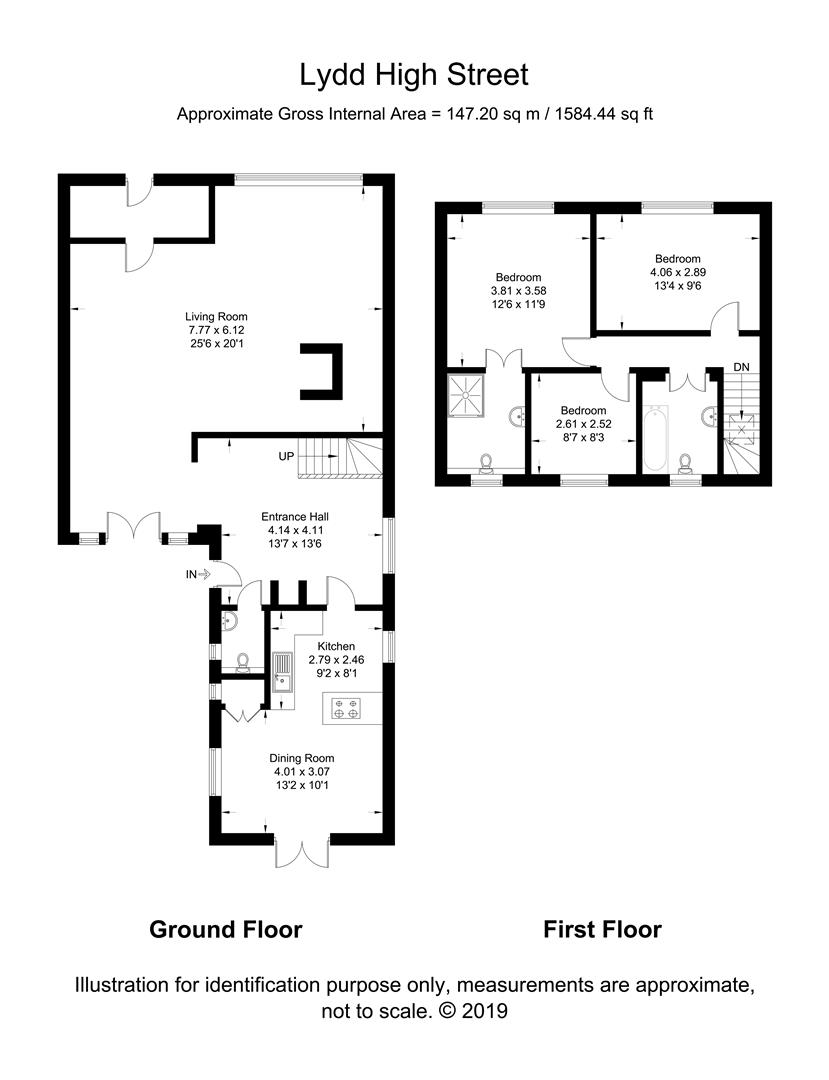 High Street, Lydd, Romney Marsh TN29, 3 bedroom terraced house to rent