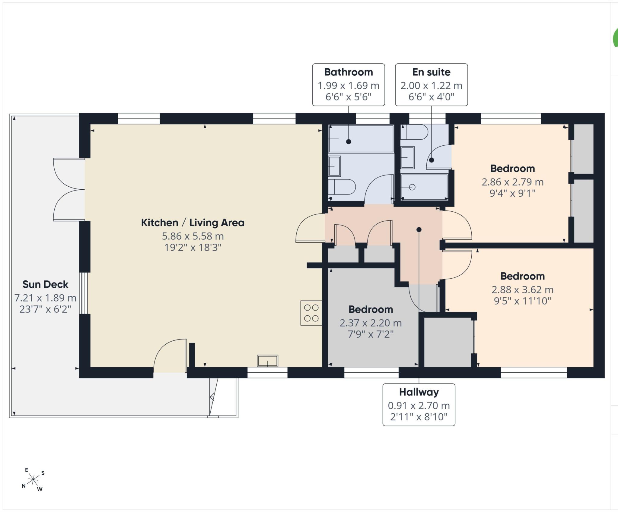 4 Acorn View, Oaklands Park, Polperro Road, Looe floorplan