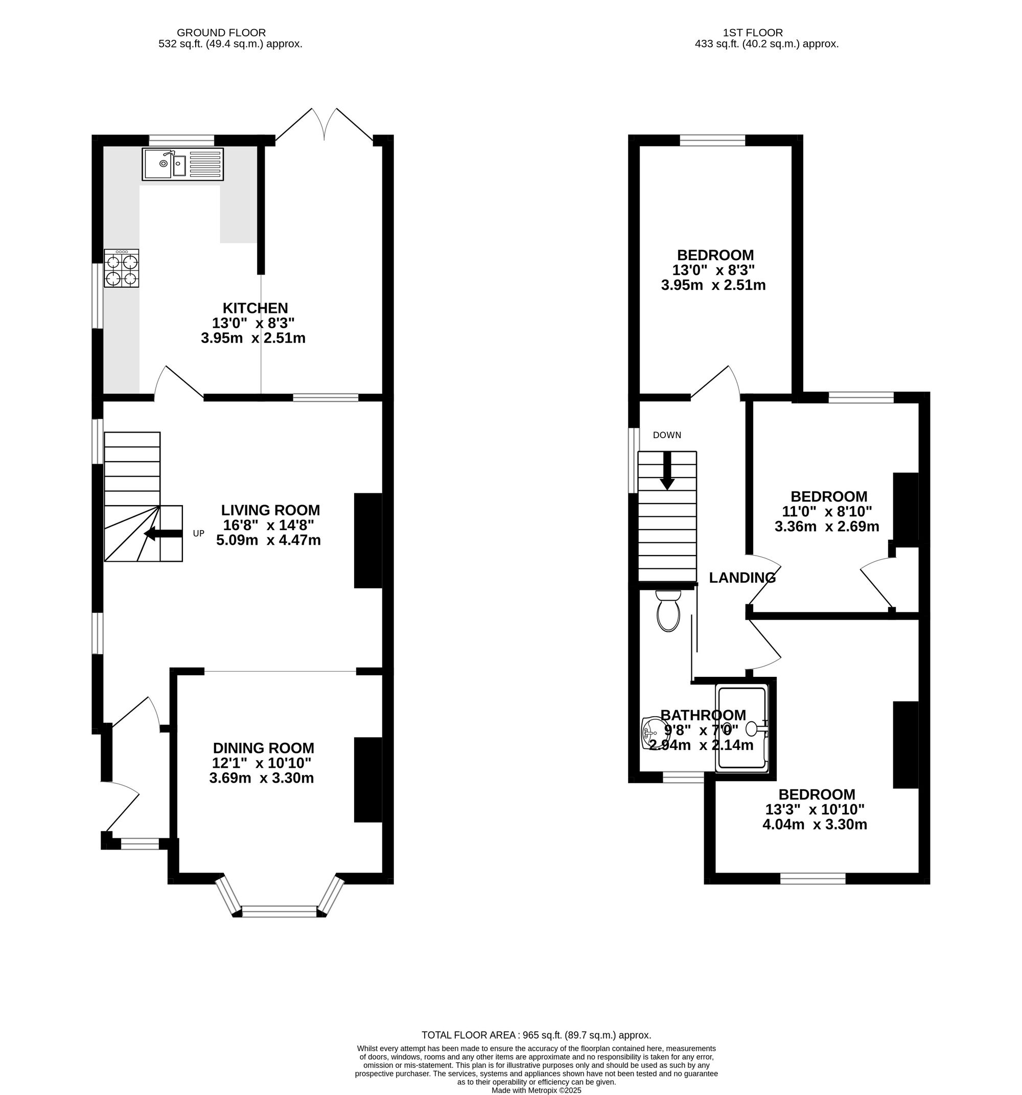 13 The Avenue, Caldicot floorplan