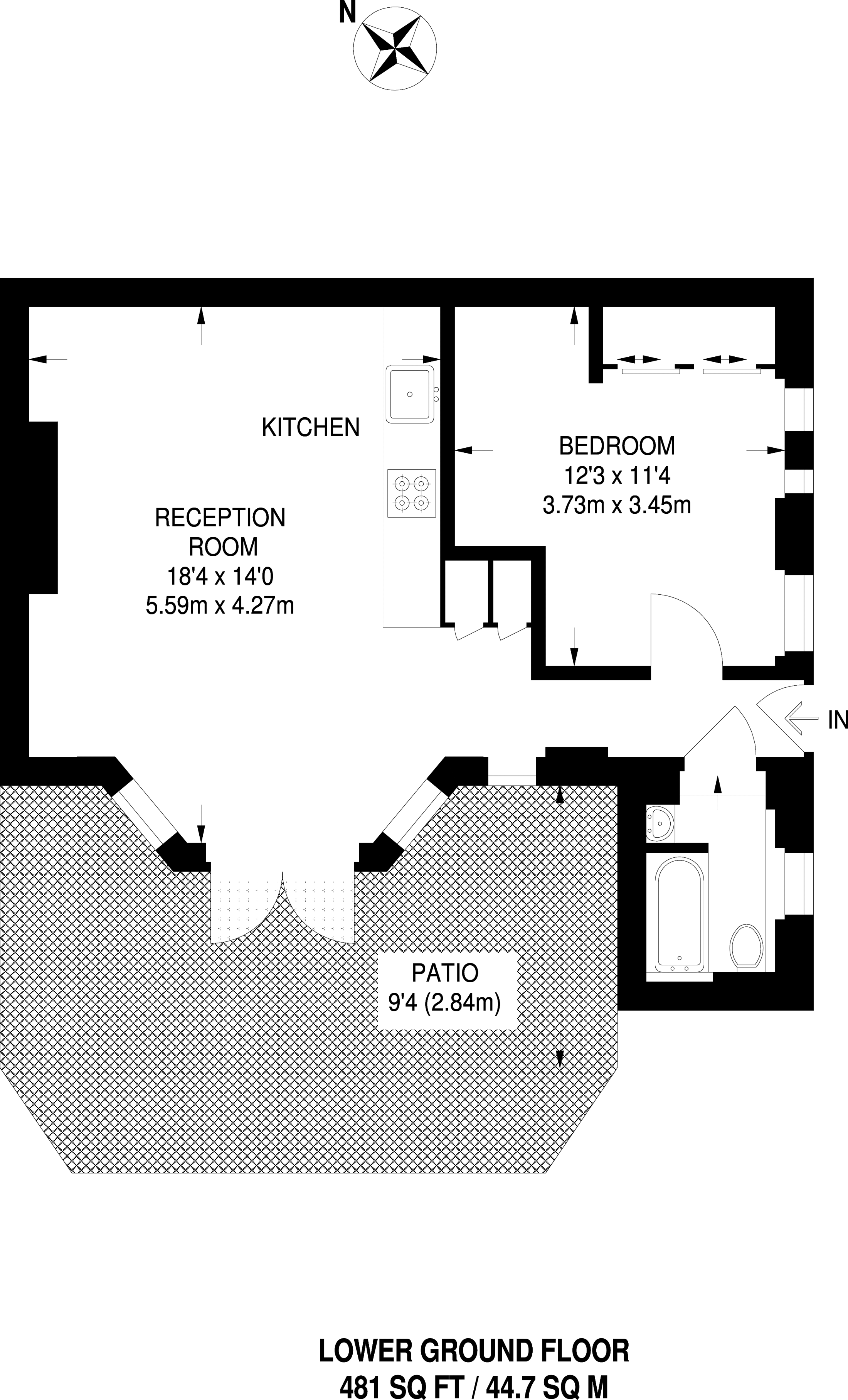 1 Bedrooms Flat to rent in Tanza Road, Hampstead NW3