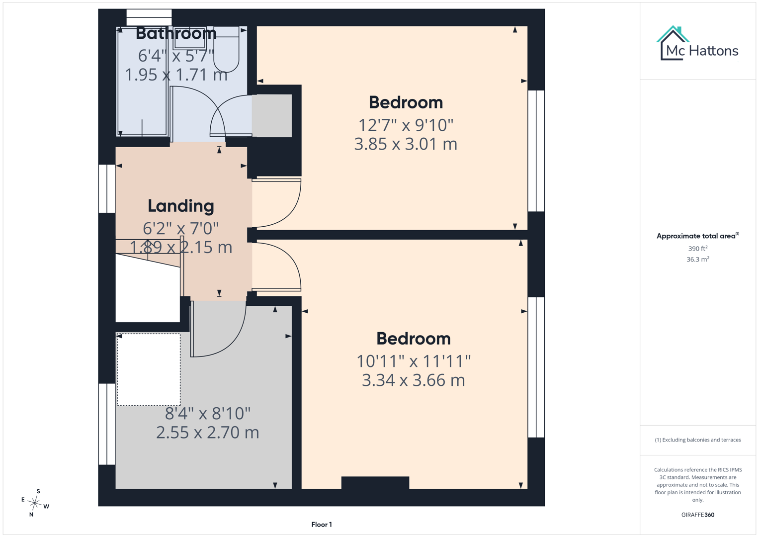 3, Maes Y Dre, Neath floorplan