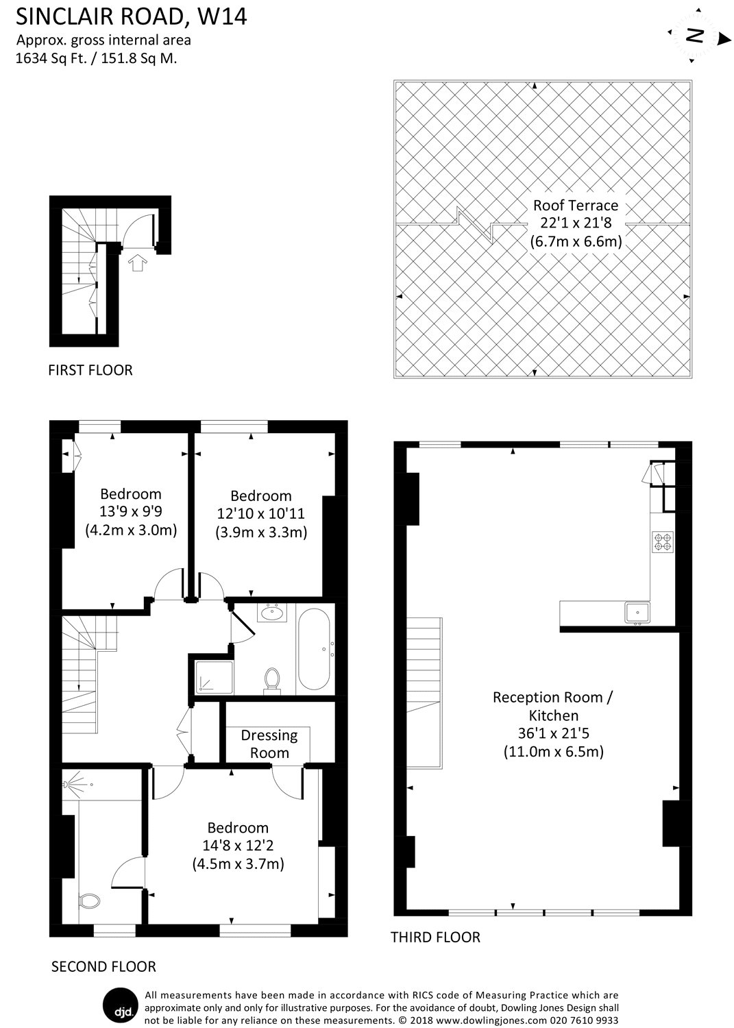 3 Bedrooms Flat to rent in Sinclair Road, Brook Green, London W14