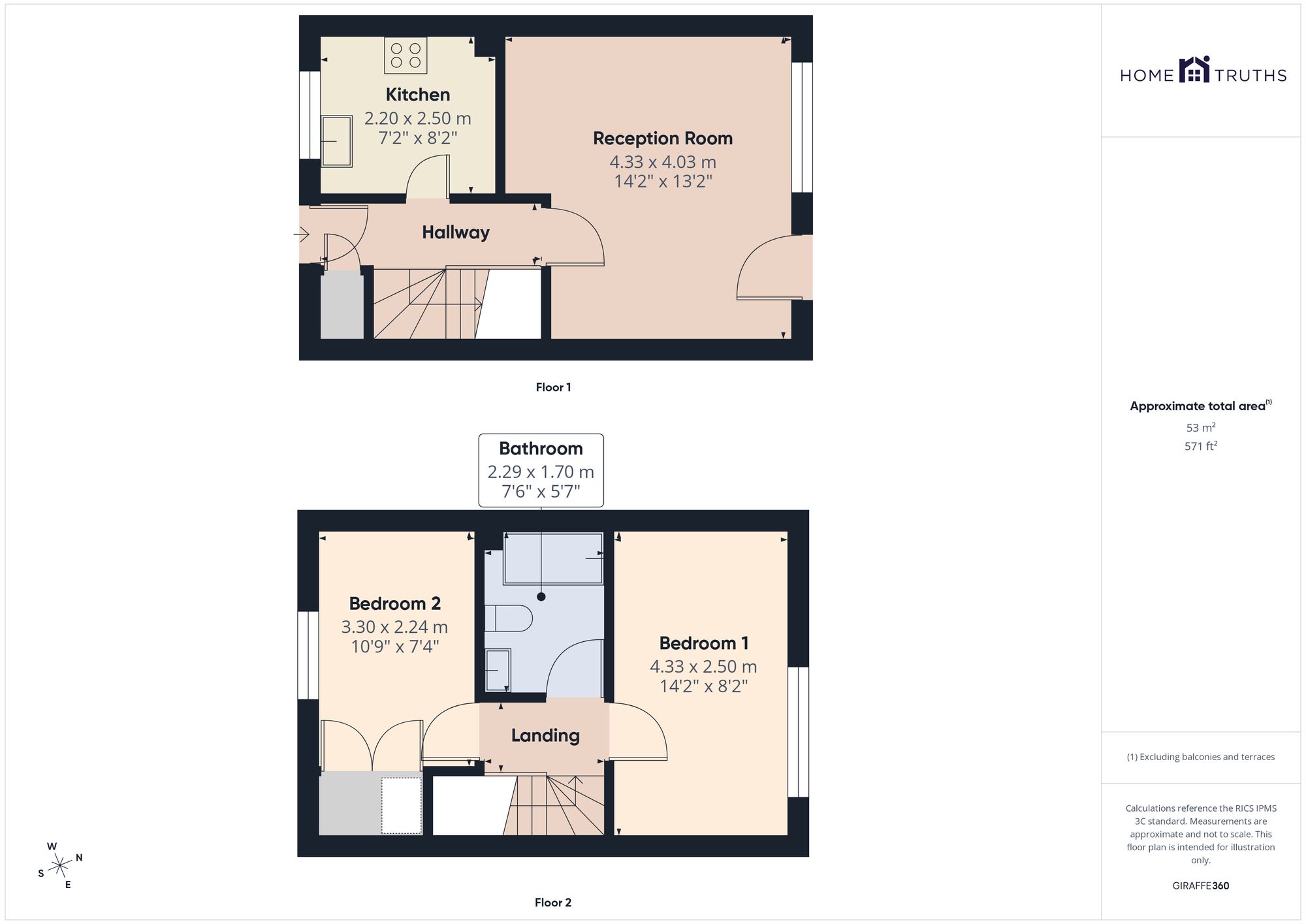 80 Fernleigh, Leyland floorplan