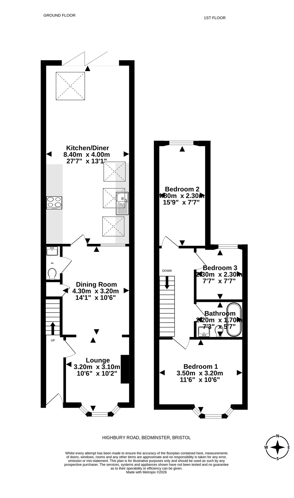 79, Highbury Road, Bedminster floorplan