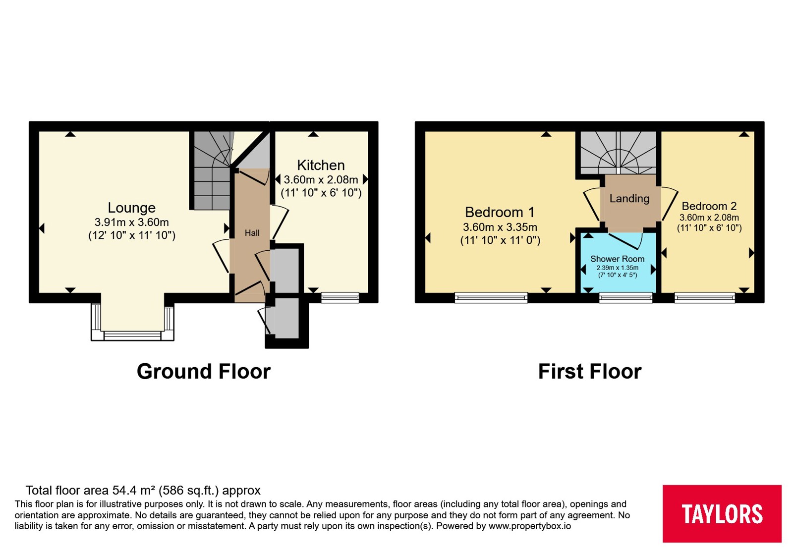 Copperfields, Bedfordshire floorplan