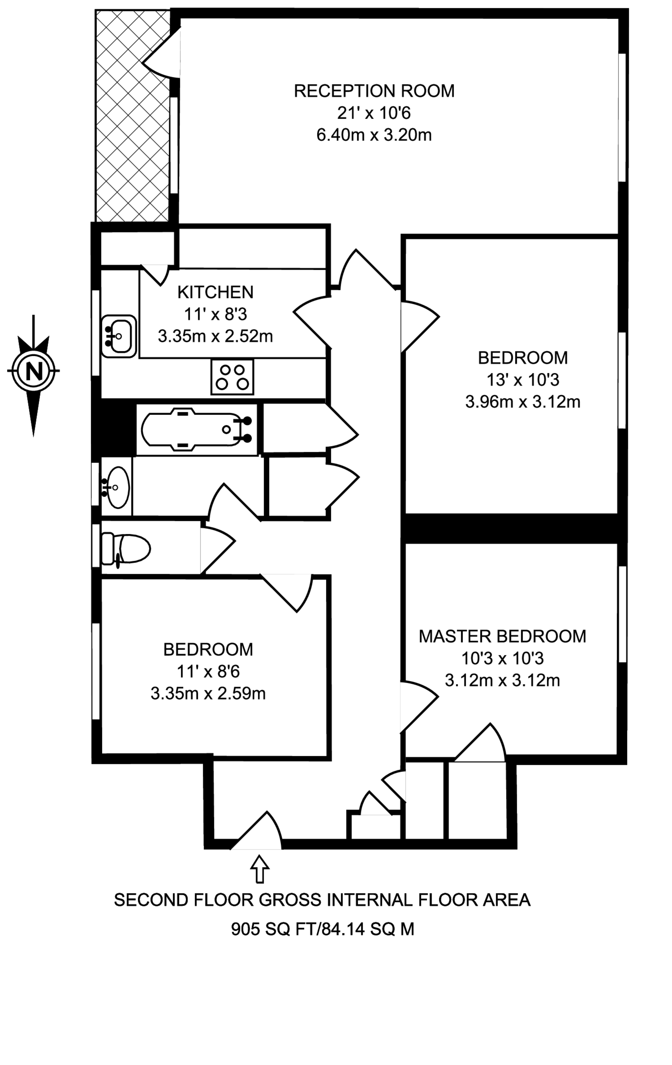 Sheen Road, Richmond floorplan