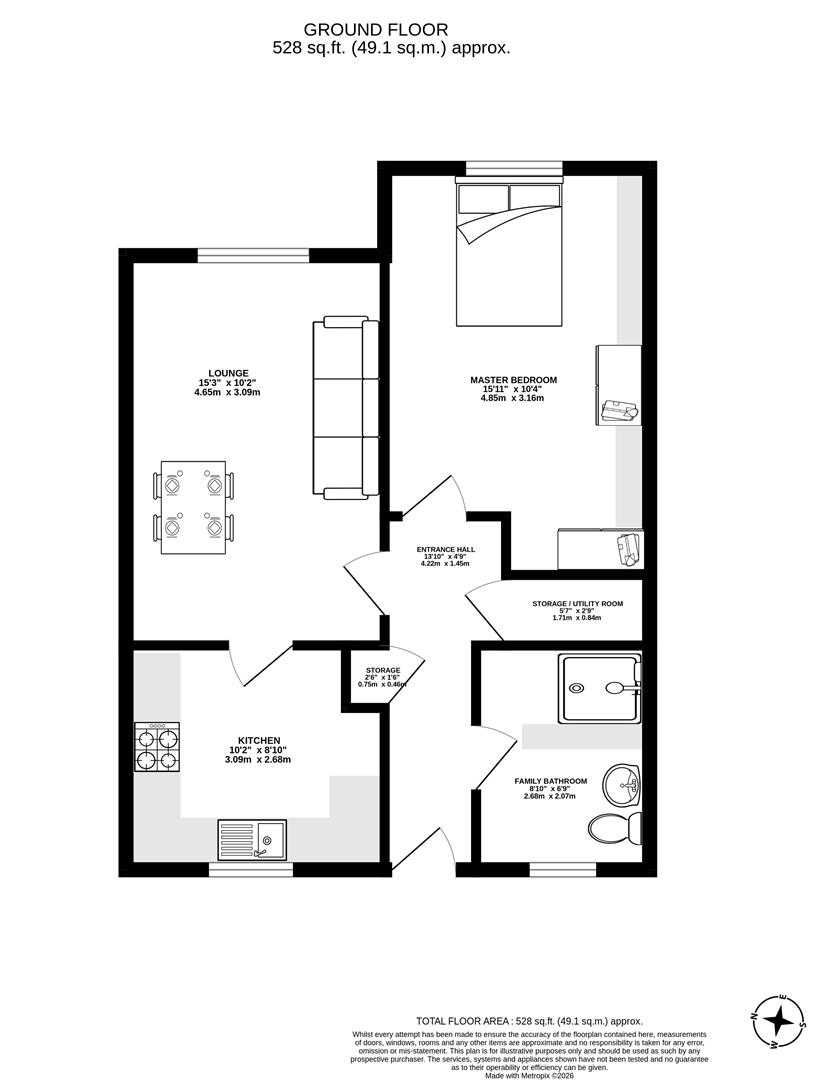 27, St. Marys Gate, Chorley floorplan