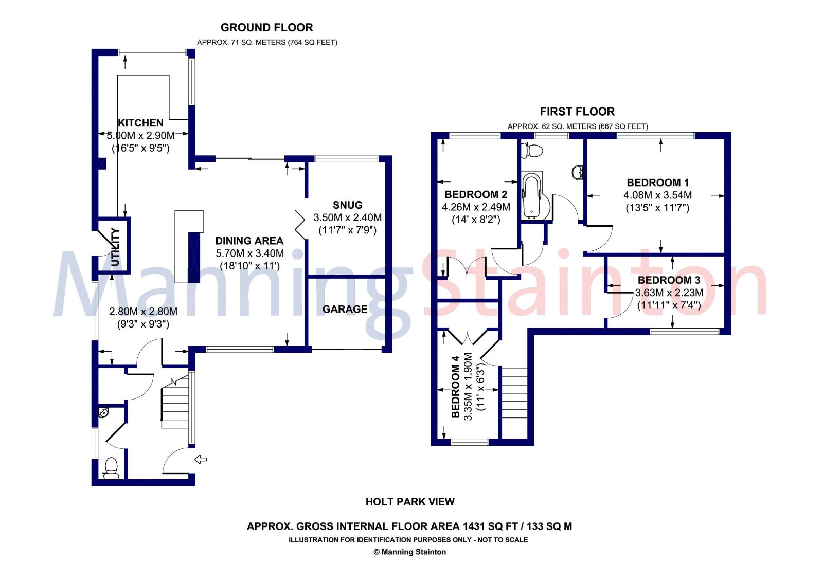 4, Holt Park View, Leeds floorplan