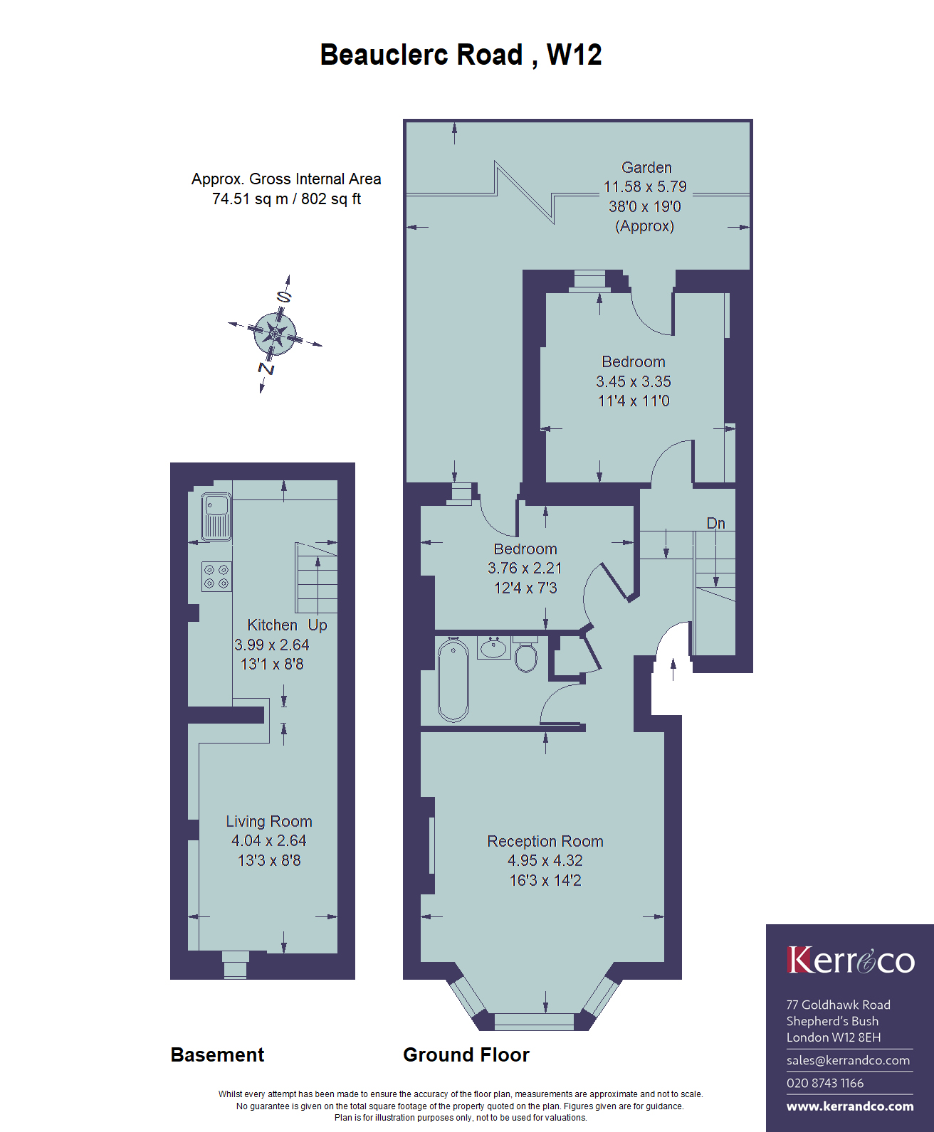 Beuclerc Road, Hammersmith W6 floorplan