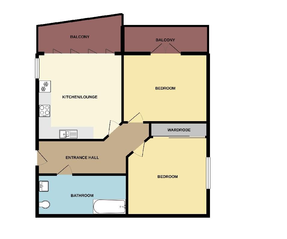 Flat 5, Roberts View, Southend-on-Sea floorplan