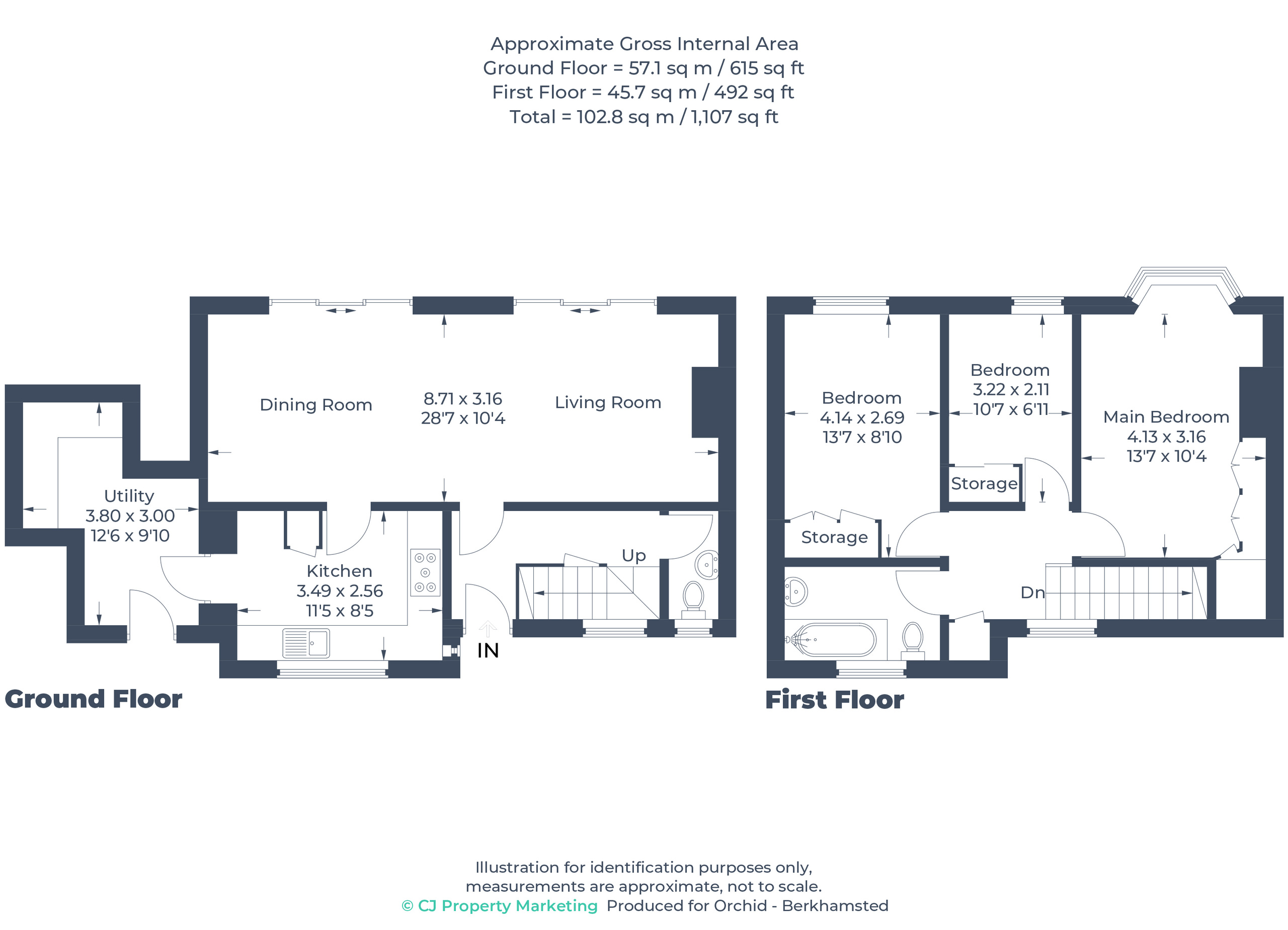 17 Hedgeside, Berkhamsted floorplan
