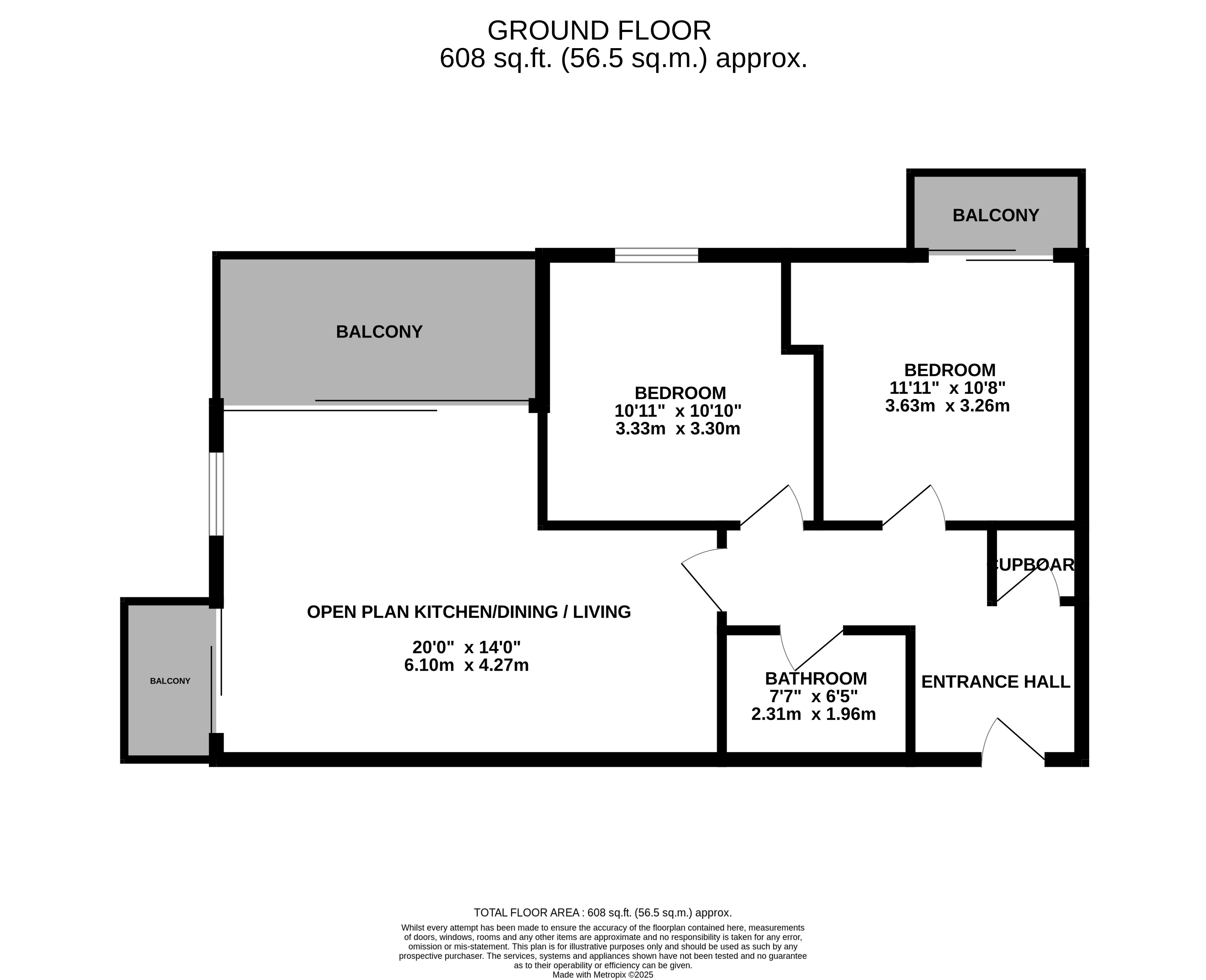 6, Cadman Court, Telford floorplan