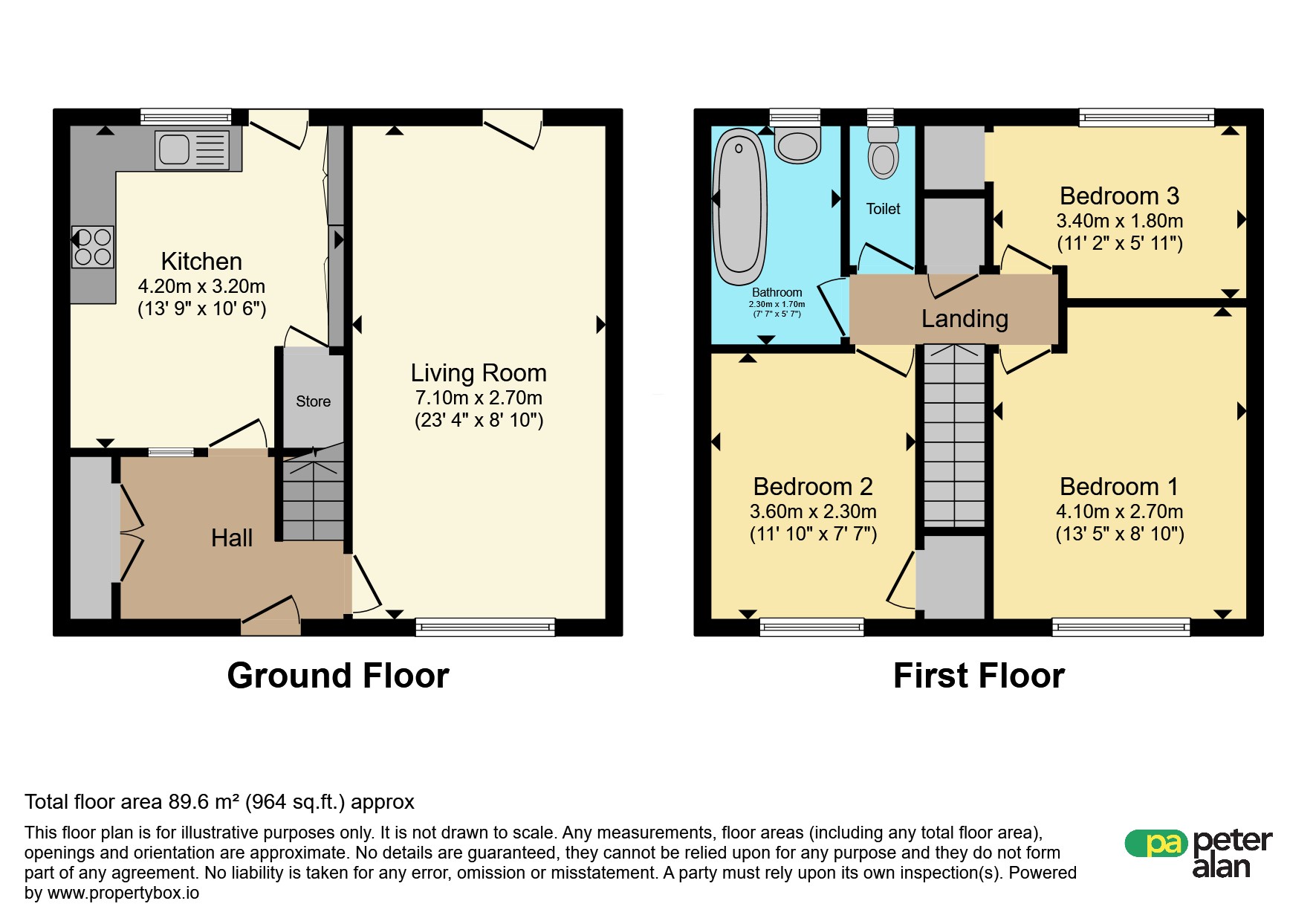 14, Tudor Road, Monmouth floorplan