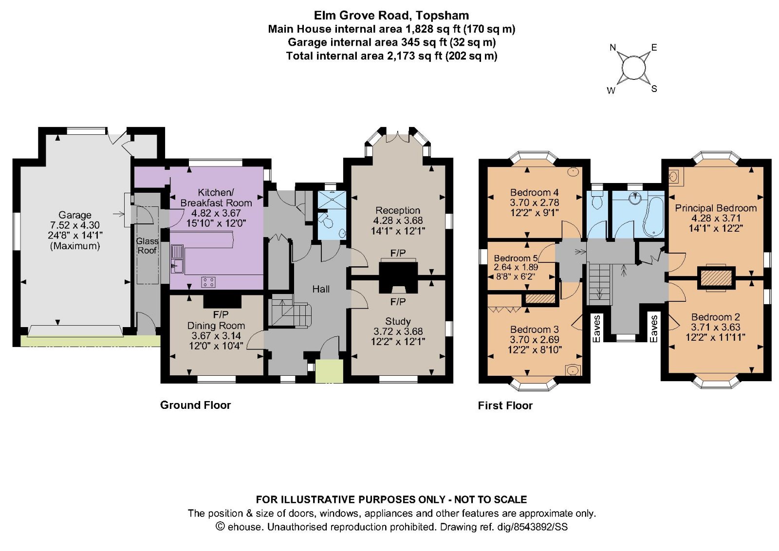 Elm Grove Road, Topsham, Exeter EX3, 5 bedroom detached house for sale
