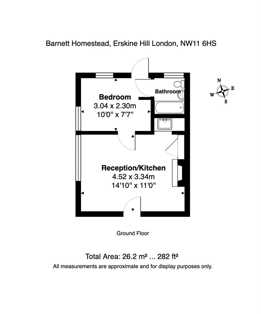 Erskine Hill, London floorplan