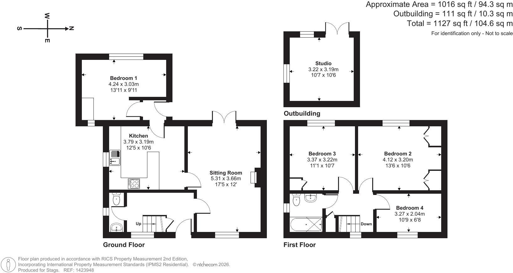 73, Court Orchard Road, Bridport floorplan