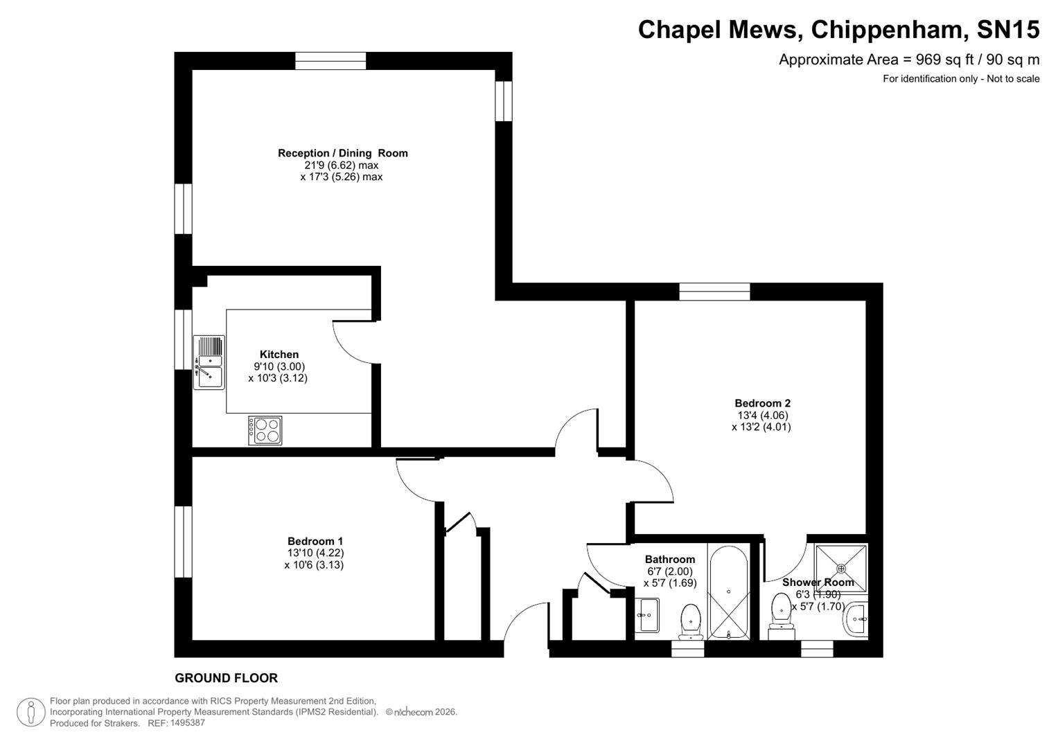 14, Chapel Mews, Chippenham floorplan