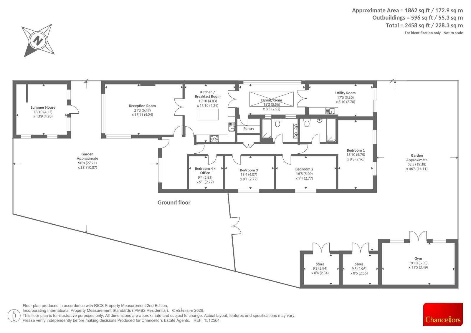 45, Black Bourton Road, Carterton floorplan