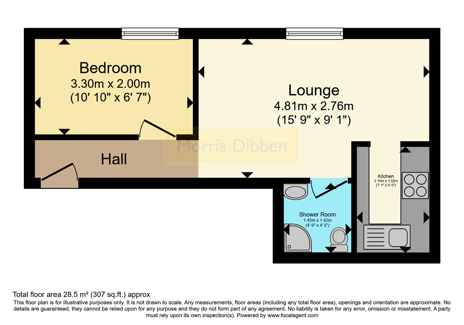 Crombie Close, Waterlooville, Hampshire, PO8 floorplan