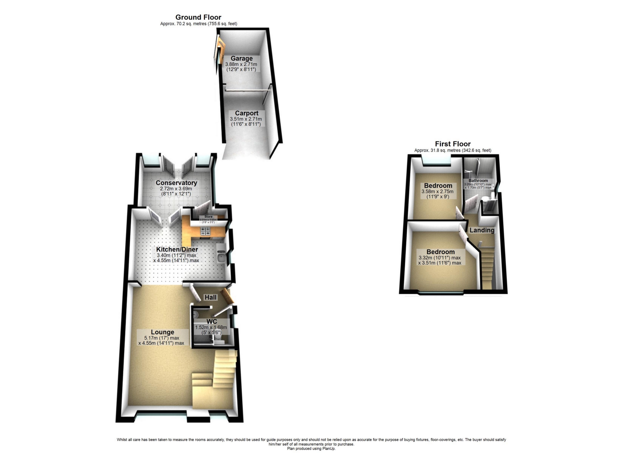 43, Park Road, Manchester floorplan