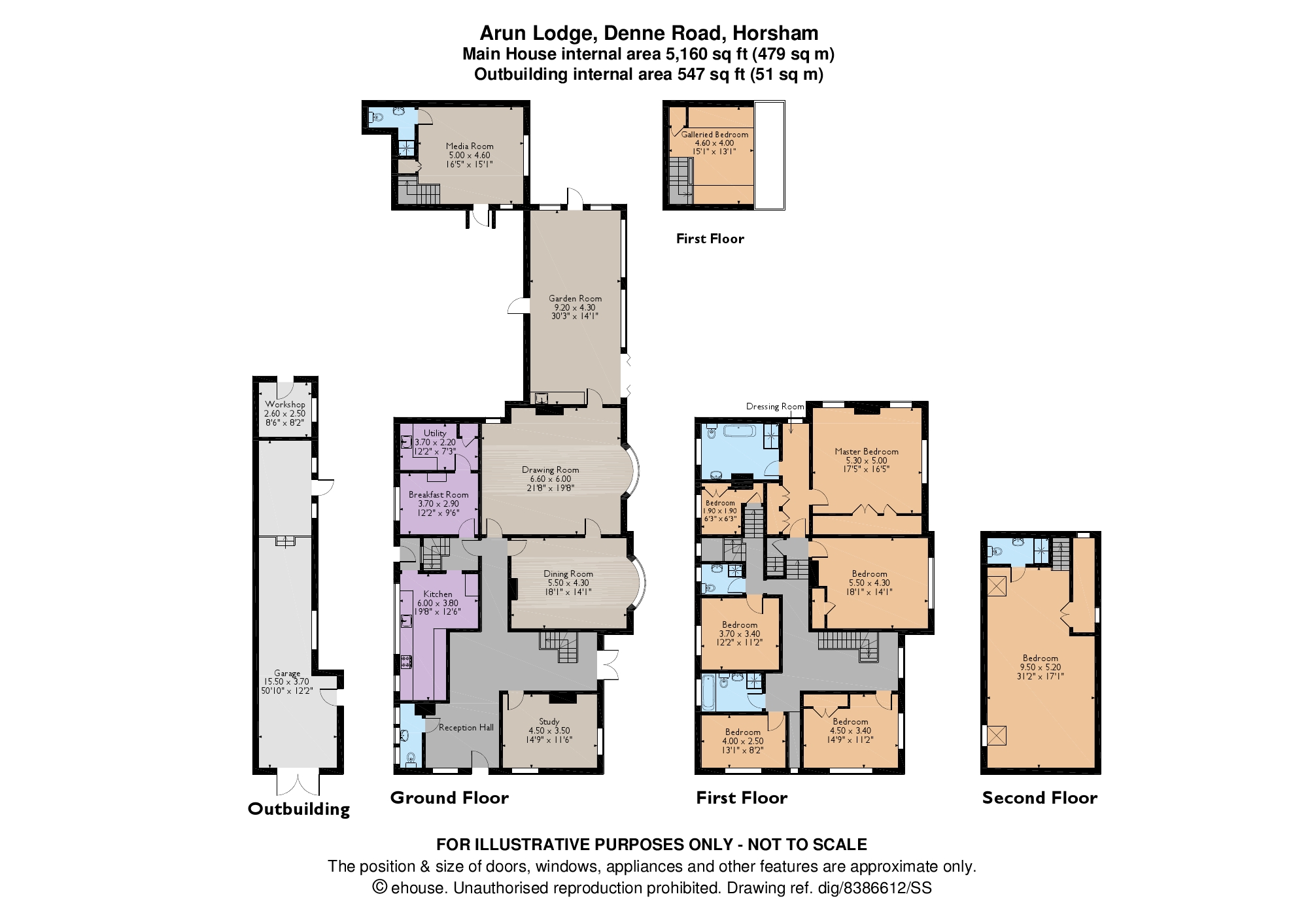 7 Bedrooms Detached house for sale in Denne Road, Horsham, West Sussex RH12