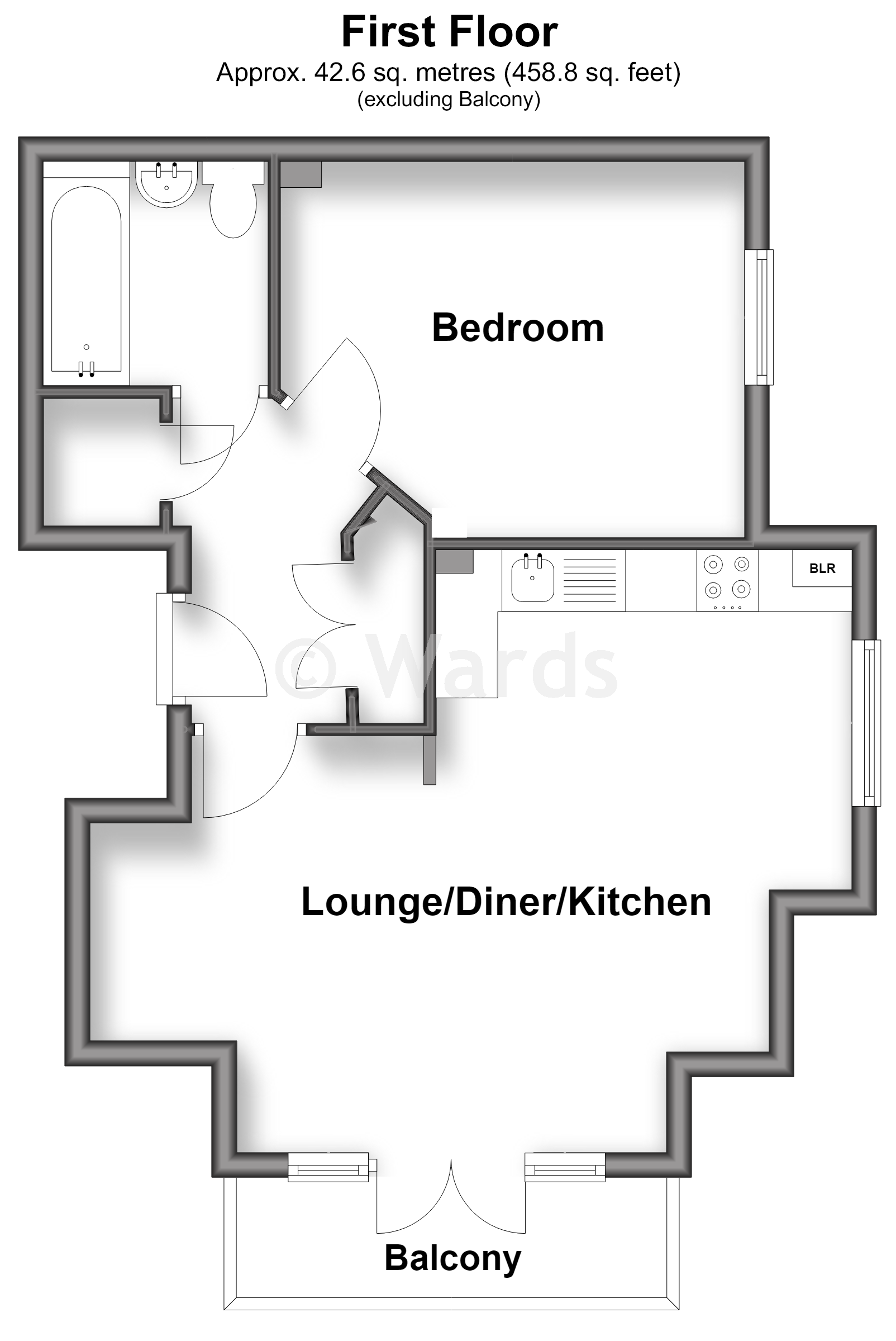 71, Laurens Van Der Post Way, Ashford floorplan