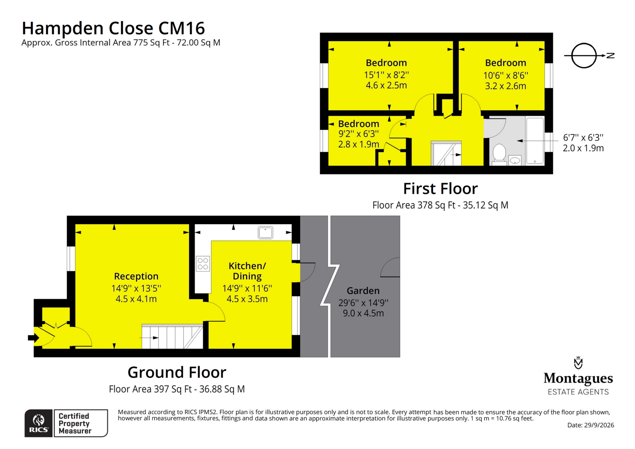 18, Hampden Close, North Weald floorplan