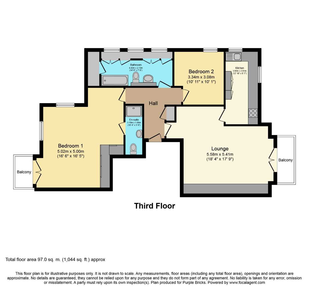 2 Bedrooms Flat for sale in 70 The Avenue, Beckenham BR3