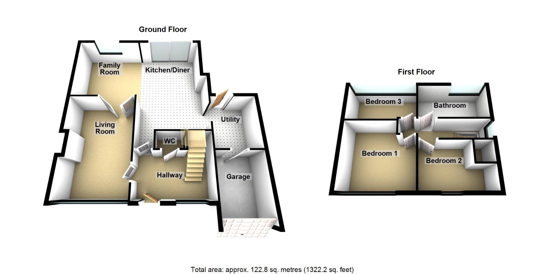 15, Forge Estate, Morpeth floorplan